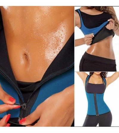 Bustiers & Corsets Waist Belt Women Body Shaper Slimming Fitness Waist Trimmer Belt - Blue - C719DIE4CNQ $22.27