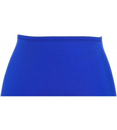 Slips Women's Vintage Rockabilly Petticoat Skirt Tutu 1950s Underskirt - Royal Blue - CB187N55N87 $15.99