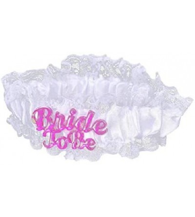 Garters & Garter Belts Wedding Garter Stretch Lace Bridal Garter Sets for Wedding - Pure White - CD194050HE6 $20.40