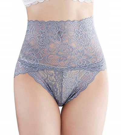 Panties Rosie All Lace Briefs Sexy Briefs High Waist Underwear Pack of 2 - Gray-pack of 2 - CI198CAZ8HG $28.93