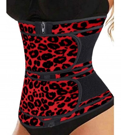 Shapewear Waist Trimmer Belt for Women-Slimming Body Shaper Sports Girdles Workout Abdomen Belt - 13-red - C619DHYK68U $29.76