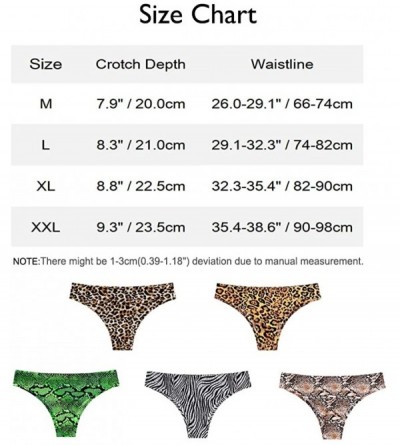 Panties Women's Seamless Thongs Low Rise Stretch Breathable Seamless Panties - Style-5 (3 Pack) - CR19D6GE54K $20.64