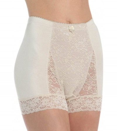 Panties Women's Pin Up Lace Control Full Coverage Panty - Nude - C511ZPS78S1 $17.05