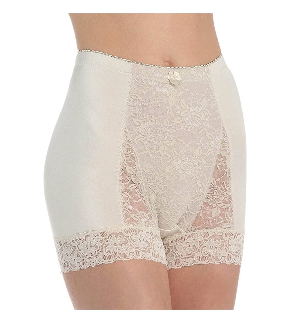 Panties Women's Pin Up Lace Control Full Coverage Panty - Nude - C511ZPS78S1 $17.05