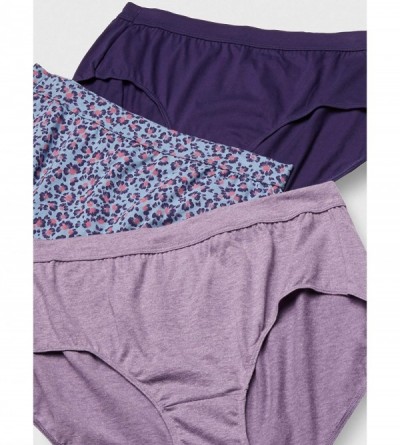 Panties Women's Plus Size Cool Comfort Ultra Soft Brief 6-Pack - Assorted - CW19C7DKZT3 $23.92