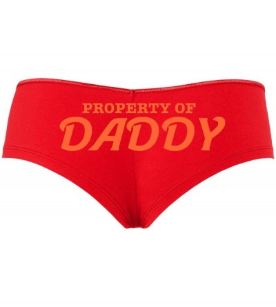 Panties Property of Daddy BDSM DDLG CGL Daddys Princess yes Daddy Sexy - Orange - CJ18SO0YN04 $17.53