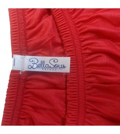 Slips 22" Luxury Double Slit Half Slip Underskirt - Nylon w/Lace - Black - CQ11KMSLDXZ $15.13