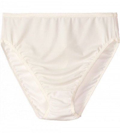 Panties Women's Plus Size Spandex Hi-Leg Brief - Ivory - CV124X0NO2P $32.16