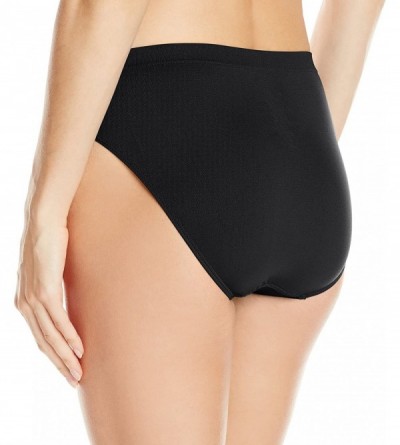 Panties Women's Ahh Seamless High-Cut Brief Panty 4031 - Black - CT11KM907I1 $9.87