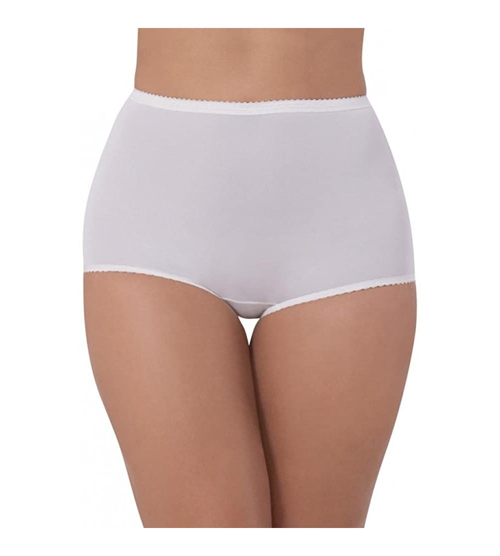 Panties Women's Spandex Classics Brief Panty 17005 - White - CI1117JUMVR $13.44