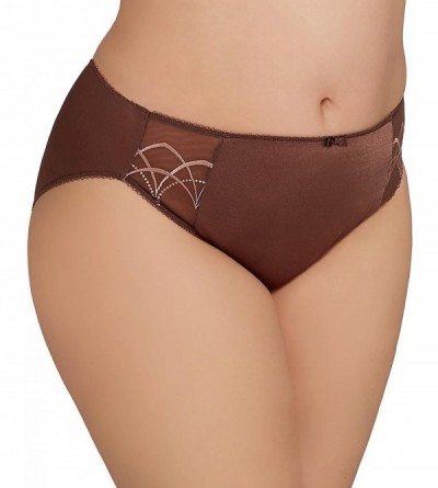 Panties Women's Plus Size Cate Brief - Pecan - CN1294NY7BN $27.60