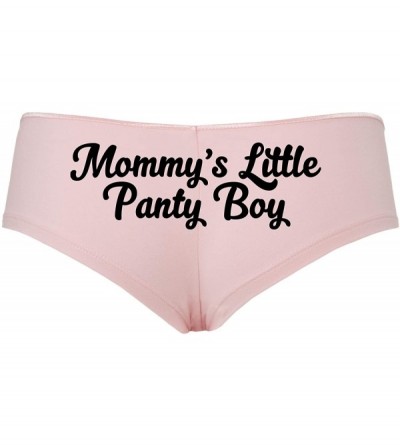 Panties Mommys Little Panty Boy for DMLB or Sissy Boys Boyshort - Black - C718SOI3NAY $29.25