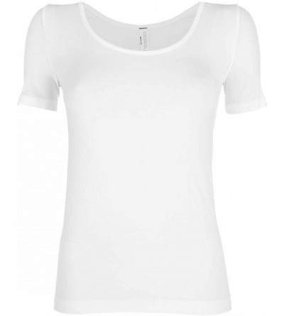 Shapewear Dolcevita T-Shirt - White - CC112EVR9EZ $26.43