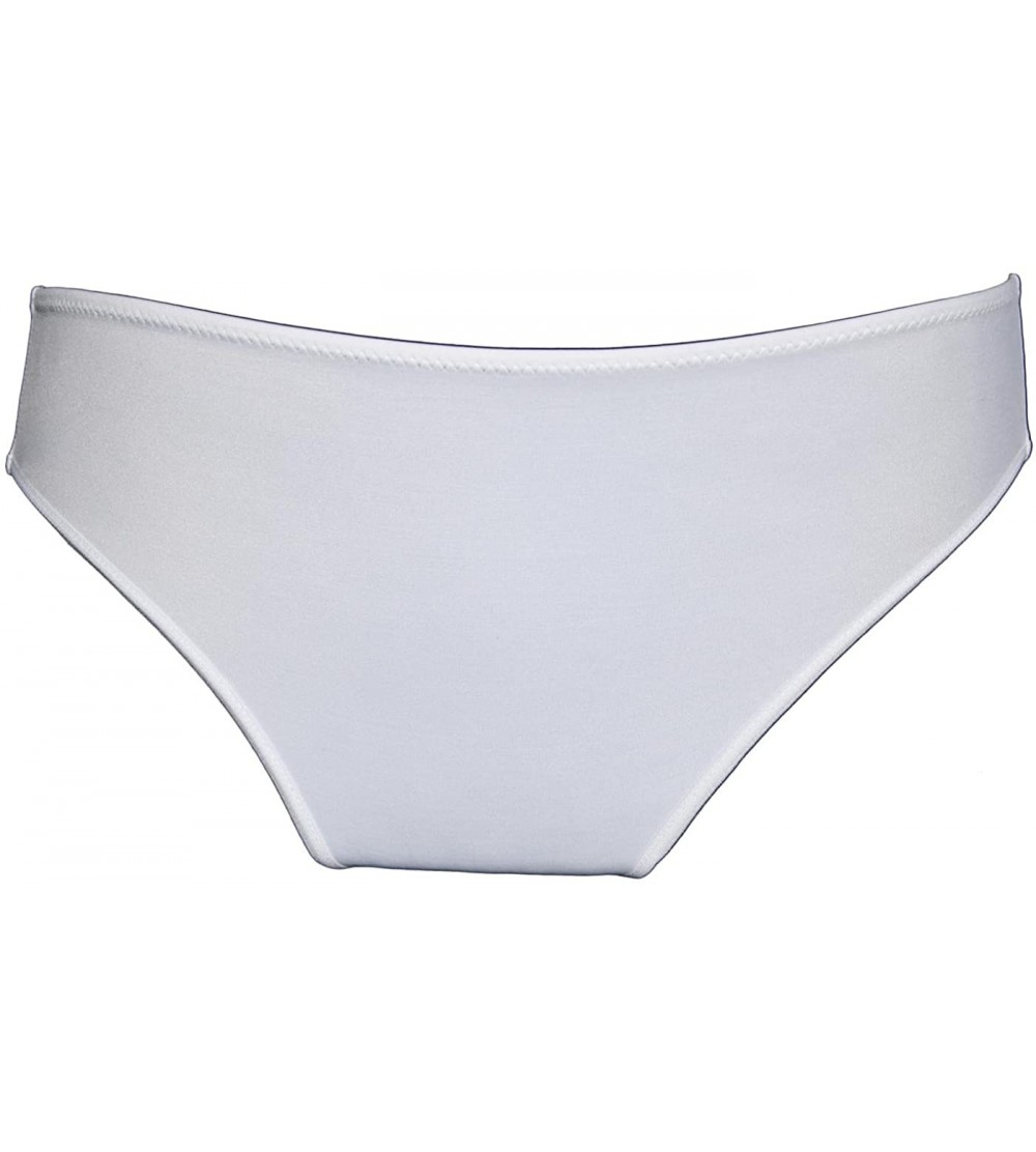 Panties Womens Knickers/Briefs "Ivonna" - White - CS11KRDQB7X $19.29