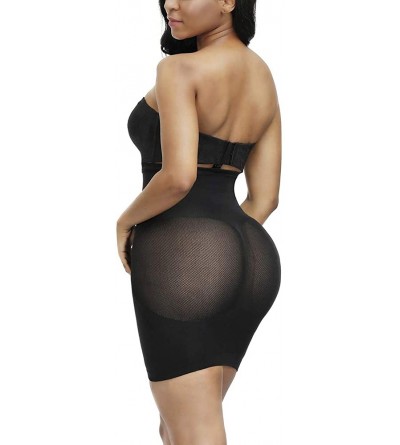 Shapewear Tummy Control Body Shaper for Women Butt Lifter Faja Shapewear - Black-dress - CV18YTZO50O $20.81