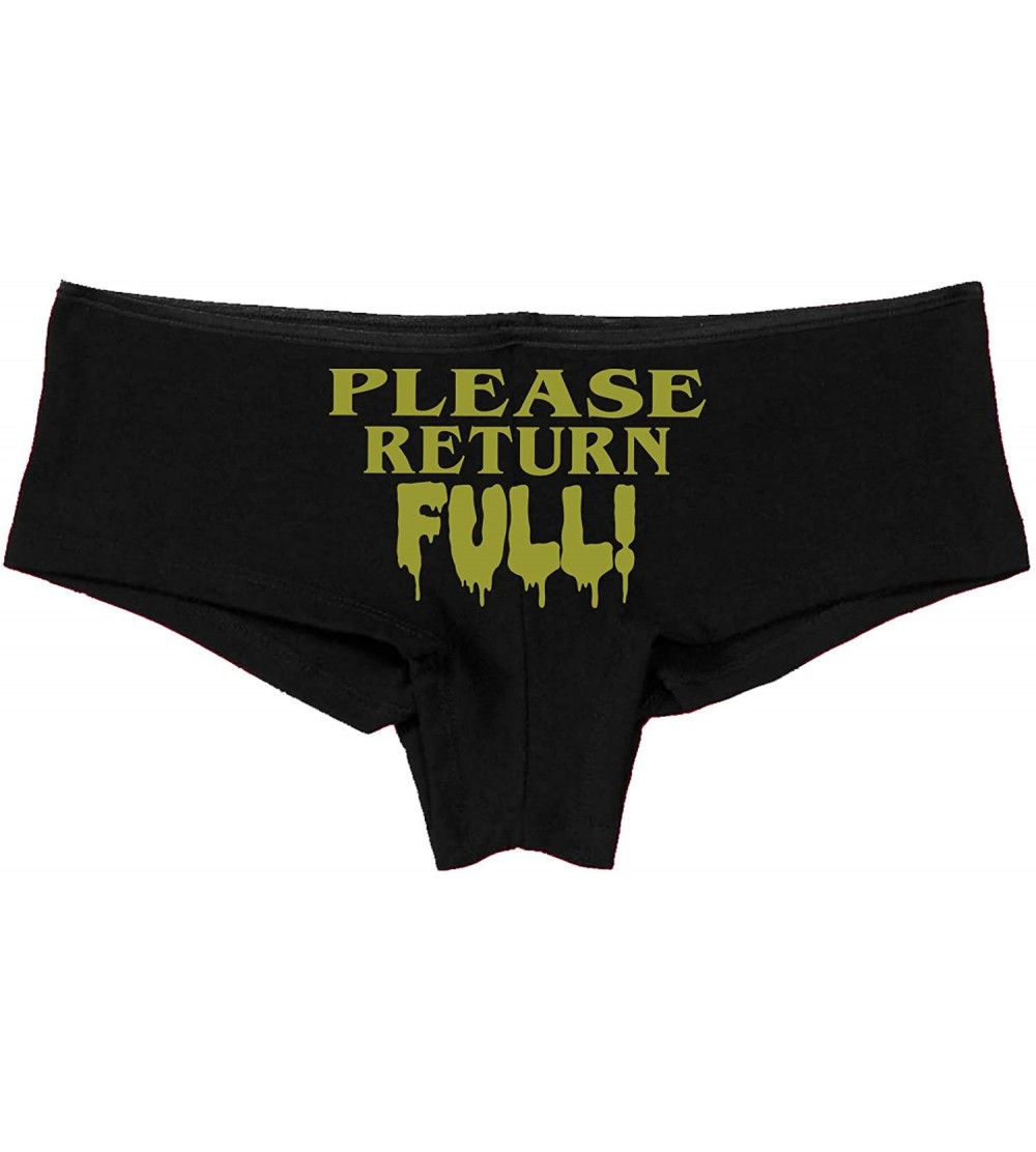 Panties Please Return Full Shared Hotwife Owned hot Wife BDSM cumslut - Gold - CM18LRNX7NO $13.19