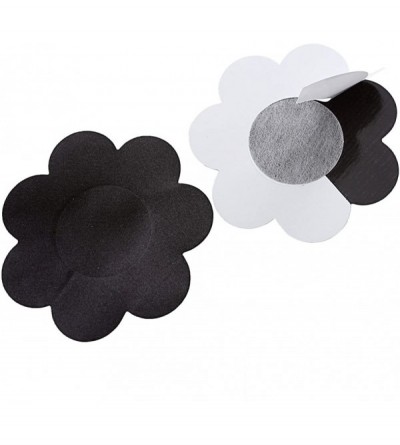 Accessories Black 5/10 Pairs Assorted Self Adhesive Pasties Disposable Breast Petals - 5pairs - C1124PT0C9H $12.35