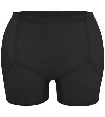 Shapewear Womens Butt Lifter Hip Enhancer Shaper Boyshort Control Panties Fake Ass Push Up Padded Buttock - New Black - CZ18A...