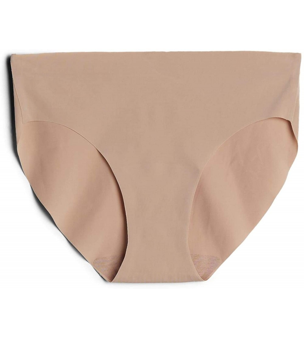 Panties Womens Seamless Microfiber Snug-Fit Panties - Natural - 044 - Soft Beige - C318E87LWXI $17.72