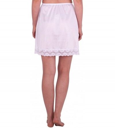 Slips Slipon Skirt (UM52020) White- 18" L - CA11TL2B19J $10.92
