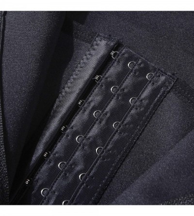 Shapewear Adjustable Straps Body Shaper Waist Cincher Underbust Corset Bodysuit Shapewear - Black - CB12O15L5ZJ $11.44