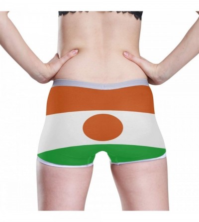 Panties Women's Seamless Boyshort Panties North Carolina State Flag Underwear Stretch Boxer Briefs - Niger Flag - C718T2NM3E0...