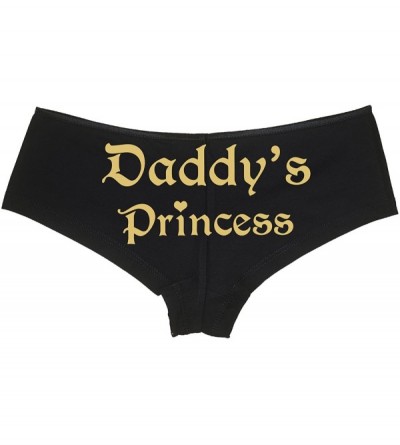Panties Daddys Princess Boy Short Panties - Daddy's Little Girl DDLG CGL Boyshort Underwear - Sand - CA187EKTEW2 $14.82