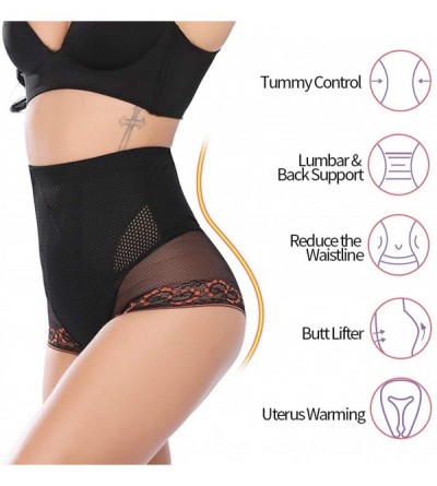 Shapewear Women's Bodysuit Shaper Tummy Control Seamless Shapewear Briefs High Waist - Black01 - CV18NGDDI98 $23.25