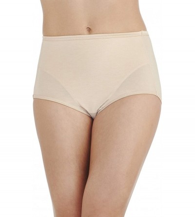 Panties Women's Smoothing Comfort Illumination Brief Panty 13263 - Rose Beige - CO120Q2XQ59 $37.36