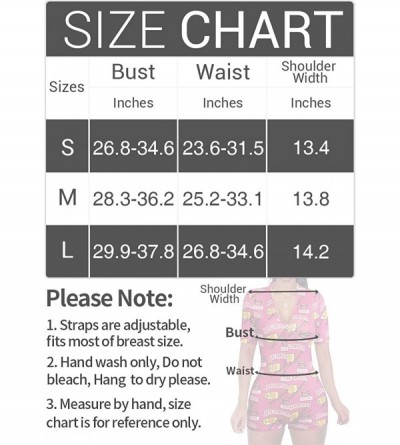 Shapewear Pajamas for Women Sexy Onesies Lingerie Short Sleeves Bodysuit Deep V Neck Bodycon Outfit Rompers Overall - Black-d...