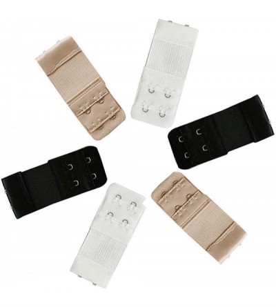Accessories Elastic Bra Extender 2 Hooks Extension Strap Sewing Tool Adjustable Belt Buckle Intimates Accessories - 6pcs Colo...