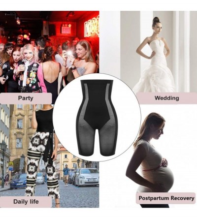 Shapewear Women Shapewear Tummy Control High Waist Underwear Slimming Body Shaper Bodysuit - Black - C318YKW7R86 $20.41
