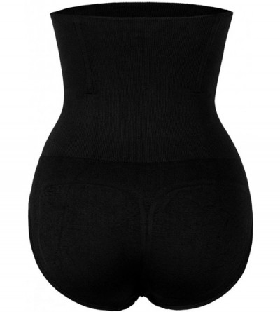 Shapewear Women's Higher Power Panties Shaper Tummy Control Butt Lifter Shapewear - Black - C618232XW4C $16.96