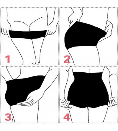 Shapewear Women's Higher Power Panties Shaper Tummy Control Butt Lifter Shapewear - Black - C618232XW4C $16.96