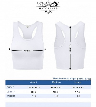 Shapewear Women's Cotton Racerback Basic Crop Tank Tops - 001-dusty Teal - CC18WHEAKS3 $13.00