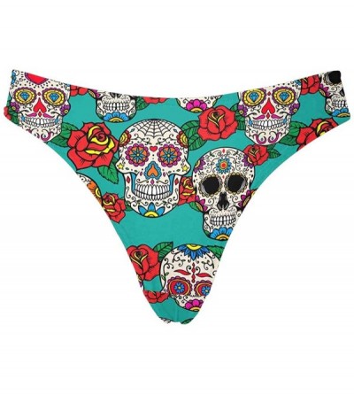 Panties Women's Thongs Vintage Skull Soft Briefs(XS-3XL) - Style 1 - CM18NAQCYOK $23.10