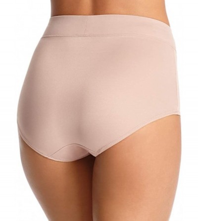 Panties Women's No Pinching No Problems Modern Brief Panty - Sand - C7113LLMHZD $12.11