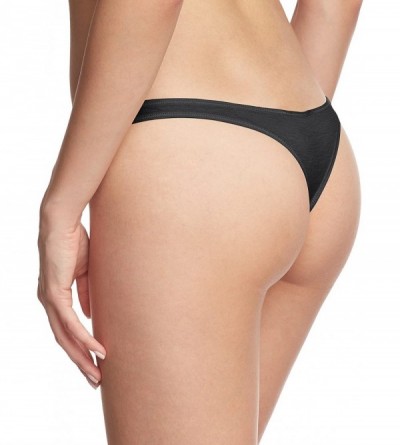 Panties Women's Ultralight Thong - Black - CC11TXP1SDD $24.60