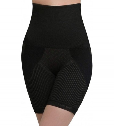 Shapewear Grey Slimming Posture Shaper with Bamboo Fibers XSS M Body Shaper Waist Tummy Control - Black - CS18GNEGY5U $33.16