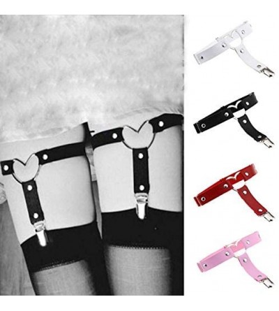 Garters & Garter Belts Women Girls Heart Leg Garter Belt Adjustable Sexy Punk Gothic Elasticity Leg Harness Garter Belts 2pcs...