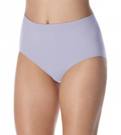 Panties Women`s Set of 6 Comfort Revolution Microfiber Seamless Brief - Amethyst Quartz - CA123ZF7FG5 $43.29