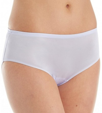 Panties Women's Hidden Elastic Nylon Hipster Panty - Peri Frost - CQ18EMULW9O $26.98
