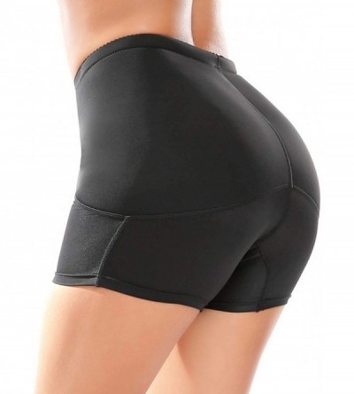 Shapewear Women's Butt Lifter Shapewear Padded Hip Enhancer Underwear Tummy Control Panties Briefs - Black - C918X6DD9SG $24.16
