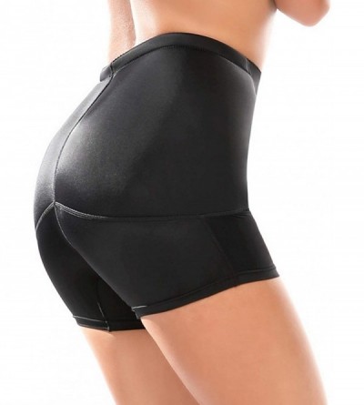 Shapewear Women's Butt Lifter Shapewear Padded Hip Enhancer Underwear Tummy Control Panties Briefs - Black - C918X6DD9SG $24.16