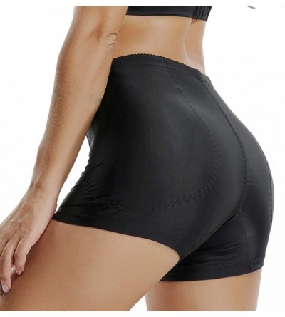 Shapewear Womens Seamless Butt Lifter Padded Lace Panties Enhancer Underwear - New Black(2 Pads) - CC18T3ZWR3Z $19.55