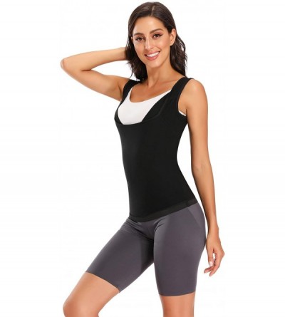 Shapewear Women's Slimming Workout Sauna Tank Top Sweat Vest Shapewear for Weight Loss- Heat Trapping Sauna Vest for Women - ...