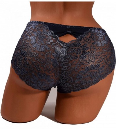 Panties Women 12 Pack of Lace Boyshort - 971 - C318Q7GQOKH $16.93