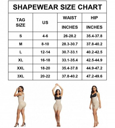 Shapewear Shapewear for Women Tummy Control Body Shaper Seamless Bodysuit Butt Lifter Shaper - Beige-2 - C61996YXSL9 $22.47
