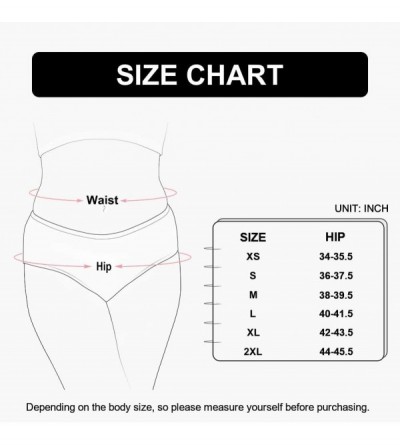 Panties Womens Underwear Cotton Hipster Panties Regular & Plus Size 6-Pack - Bright Basics - CI18SUIDKN8 $19.63