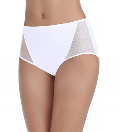 Panties Women's Breathable Luxe Brief Panty 13180 - Star White - C418M7TO6ST $25.78